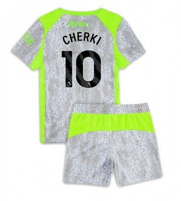 Manchester City Rayan Cherki #10 Tredjetrøje Børn 2025-26 Kortærmet (+ Korte bukser)
